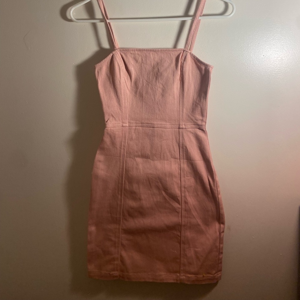 Jean pink dress- H&M